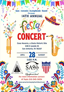 San Antonio Symphonic Band Fiesta Concert 2024 